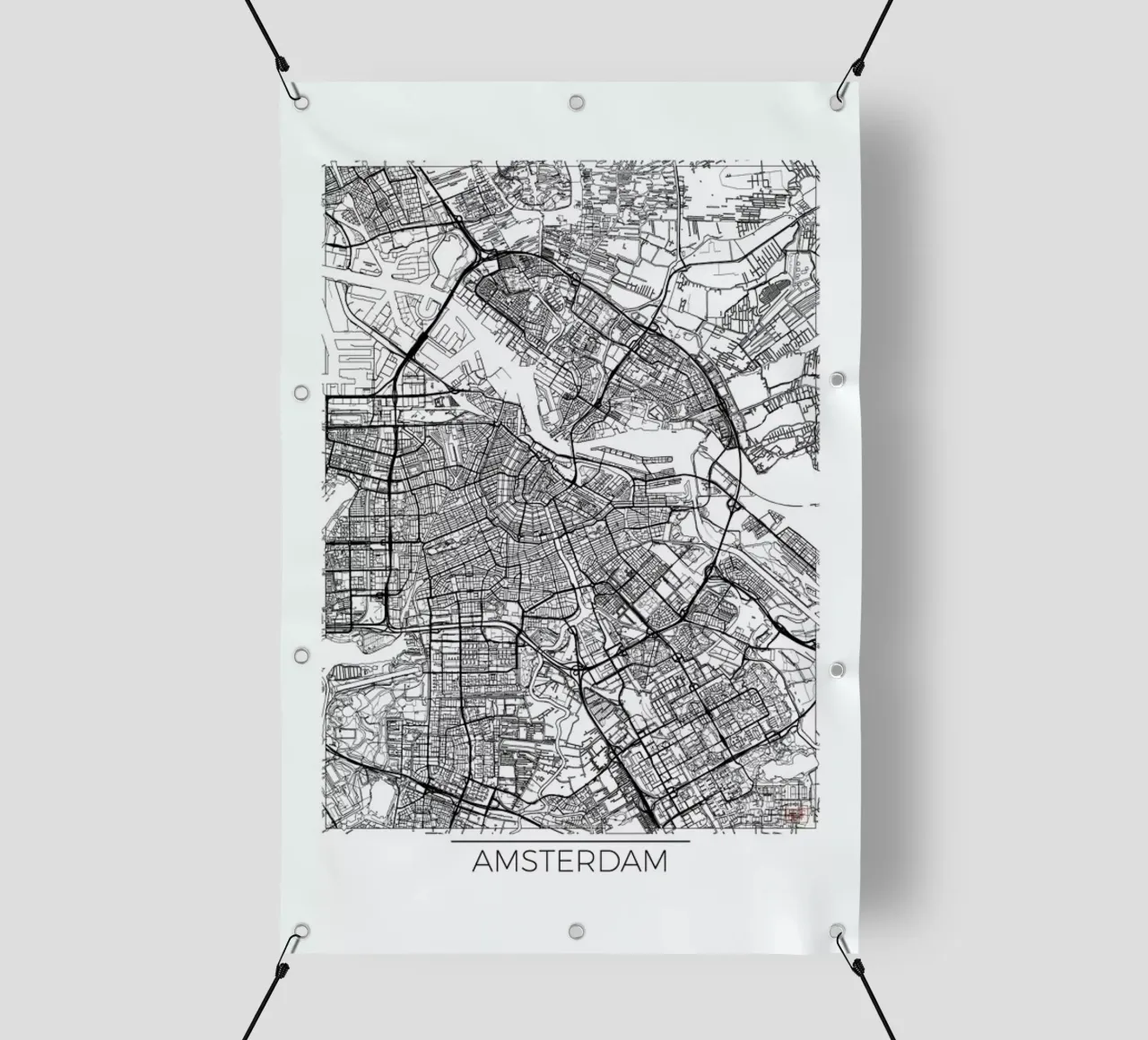 Amsterdam Minimal pvc cover by Hubert Roguski