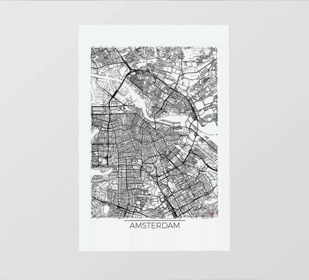 Amsterdam Minimal telo in pvc da Hubert Roguski