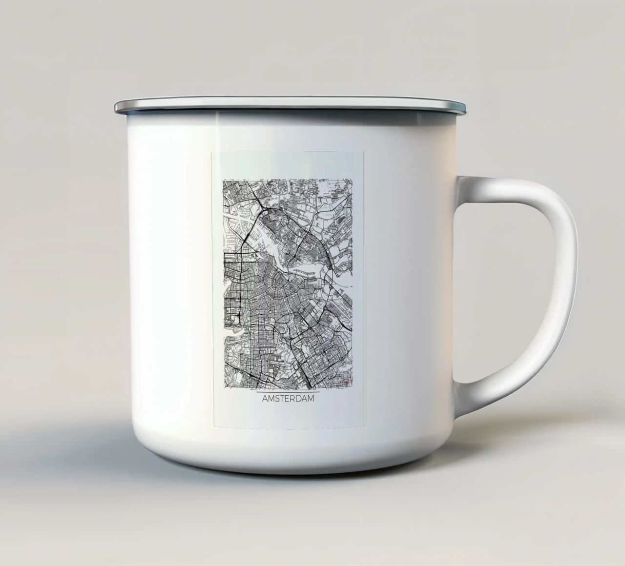 Amsterdam Minimal tazza in smalto da Hubert Roguski