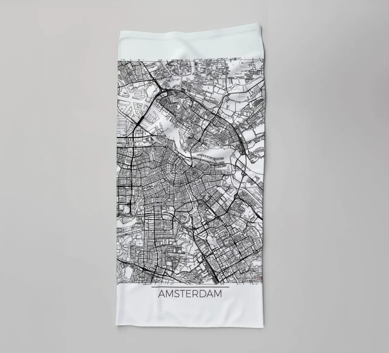 Amsterdam Minimal asciugamano da bagno da Hubert Roguski