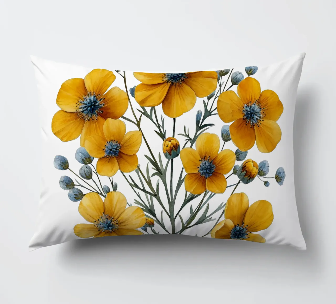 Fiore di tanaceto cuscino da Bold Blooms