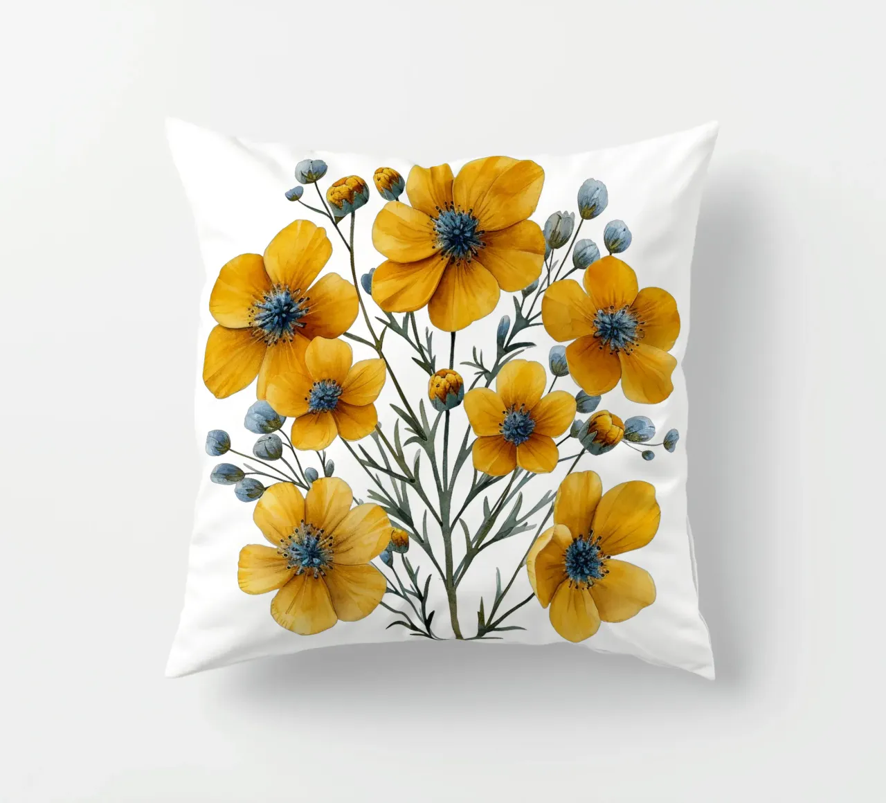 Fiore di tanaceto cuscino da Bold Blooms