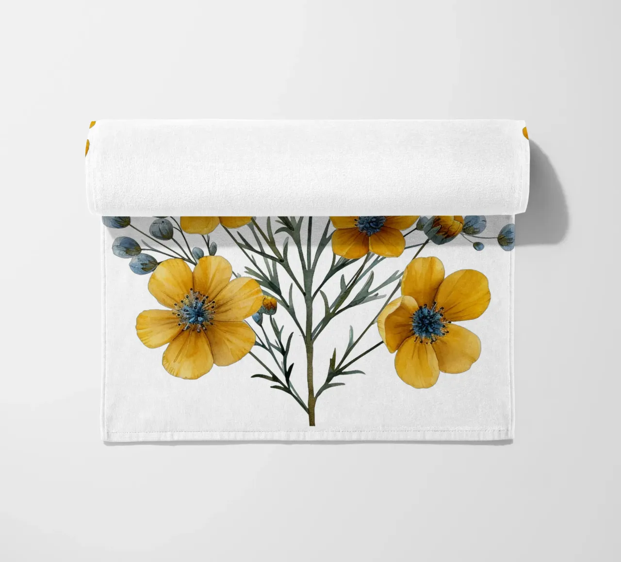 Fiore di tanaceto telo mare da Bold Blooms