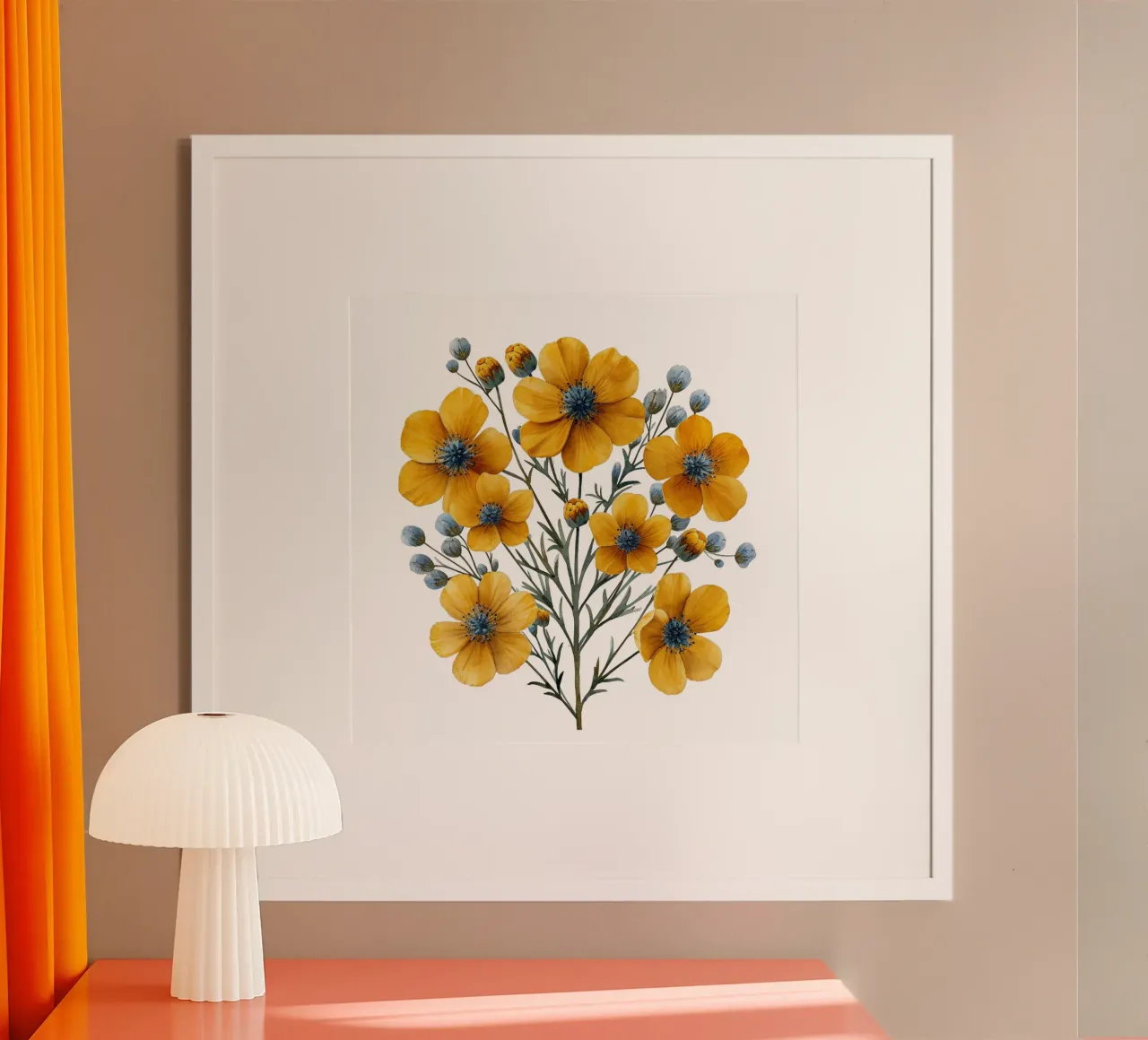 Fiore di tanaceto carta hahnemühle da Bold Blooms