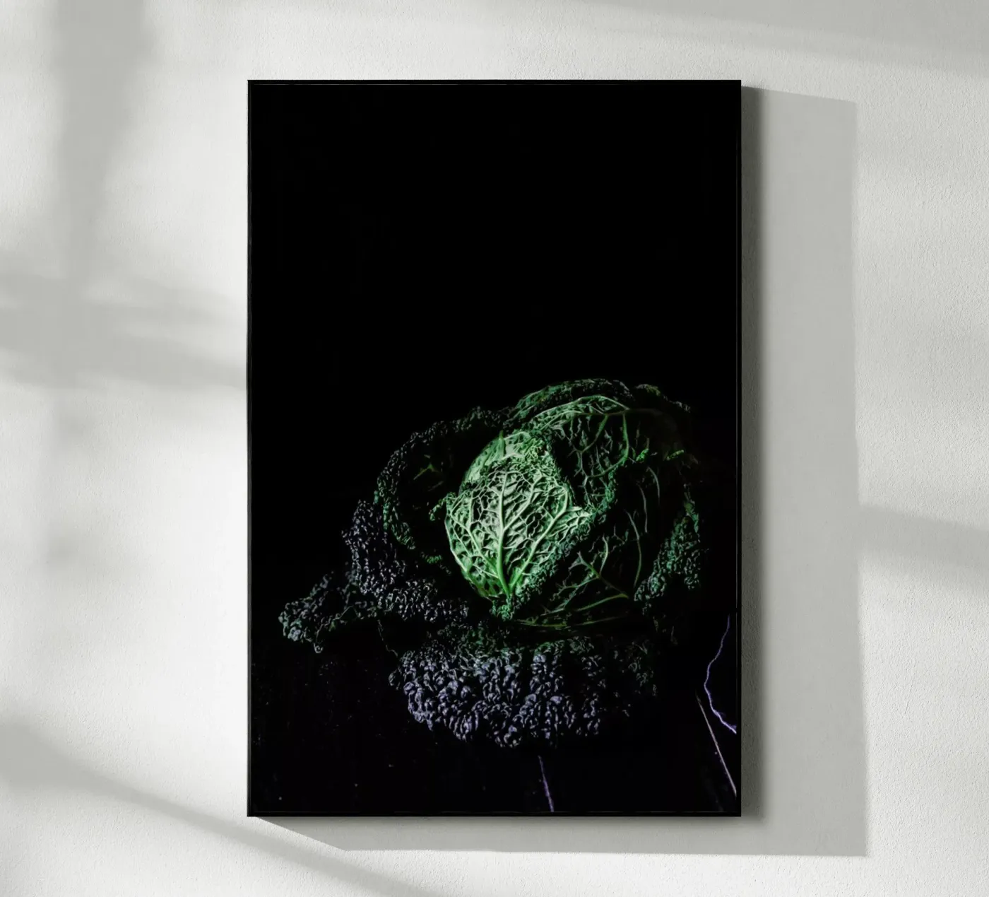 Wirsing im Dunklen Acryl-Glas von Eat this