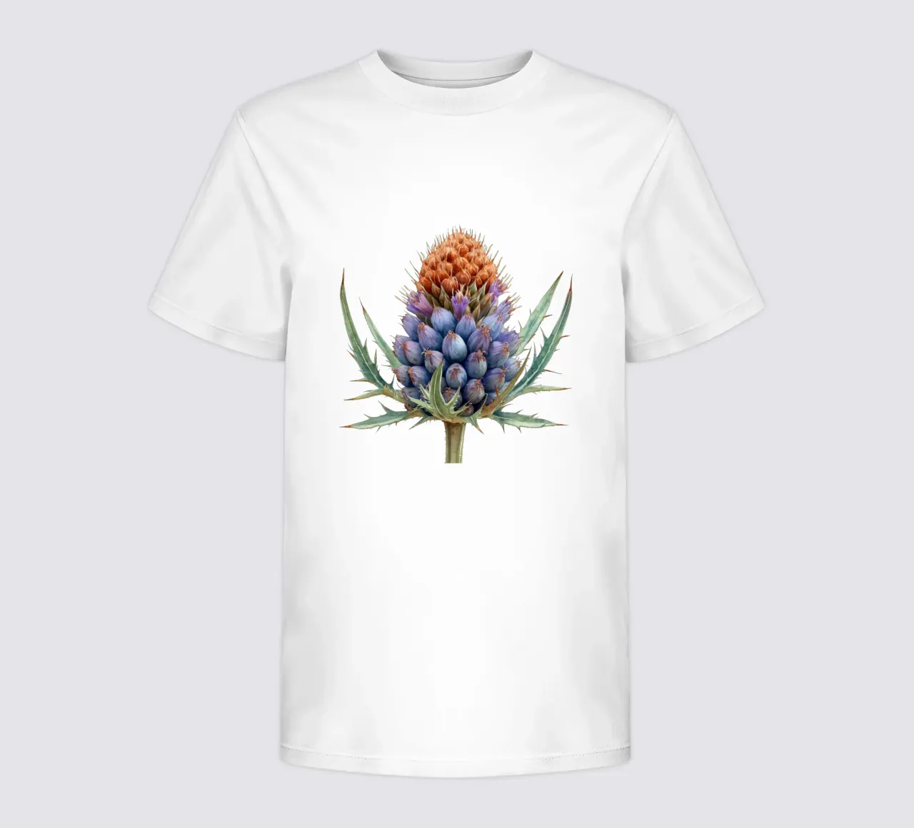 Teasel Flower kids t-shirt by Bold Blooms
