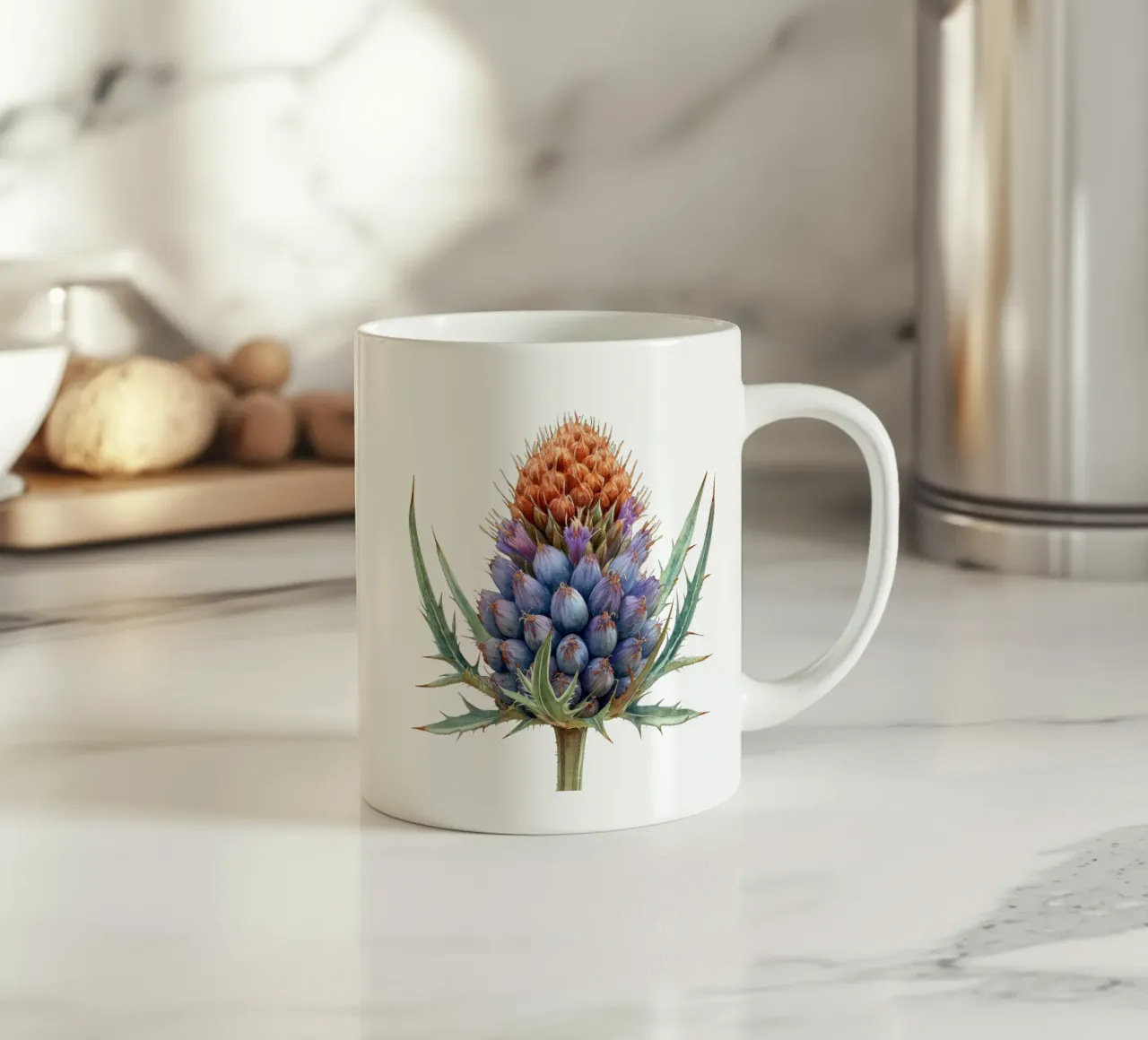 Fiore di Teasel tazza in ceramica da Bold Blooms