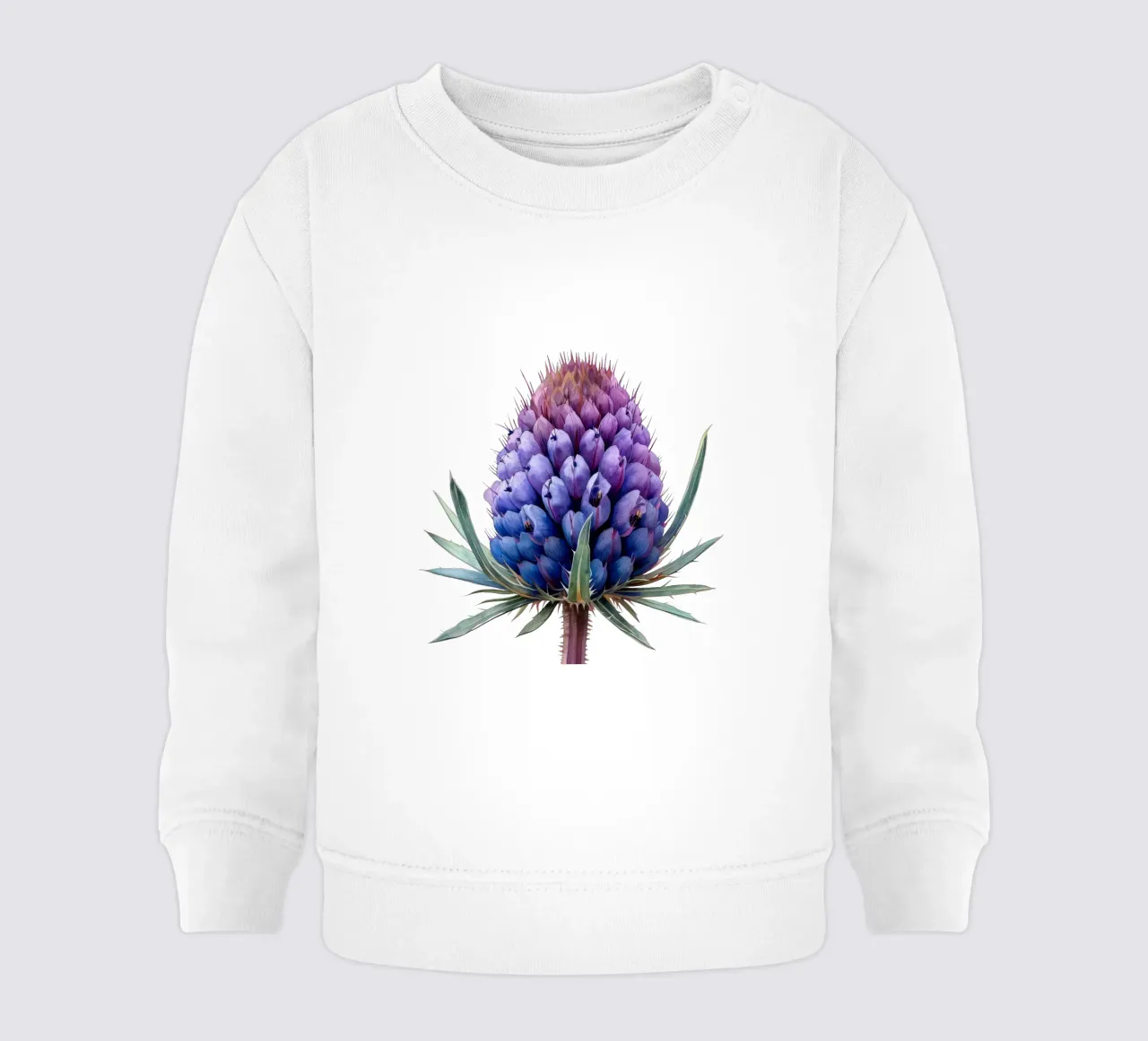 Fiore di Teasel felpa neonato da Bold Blooms