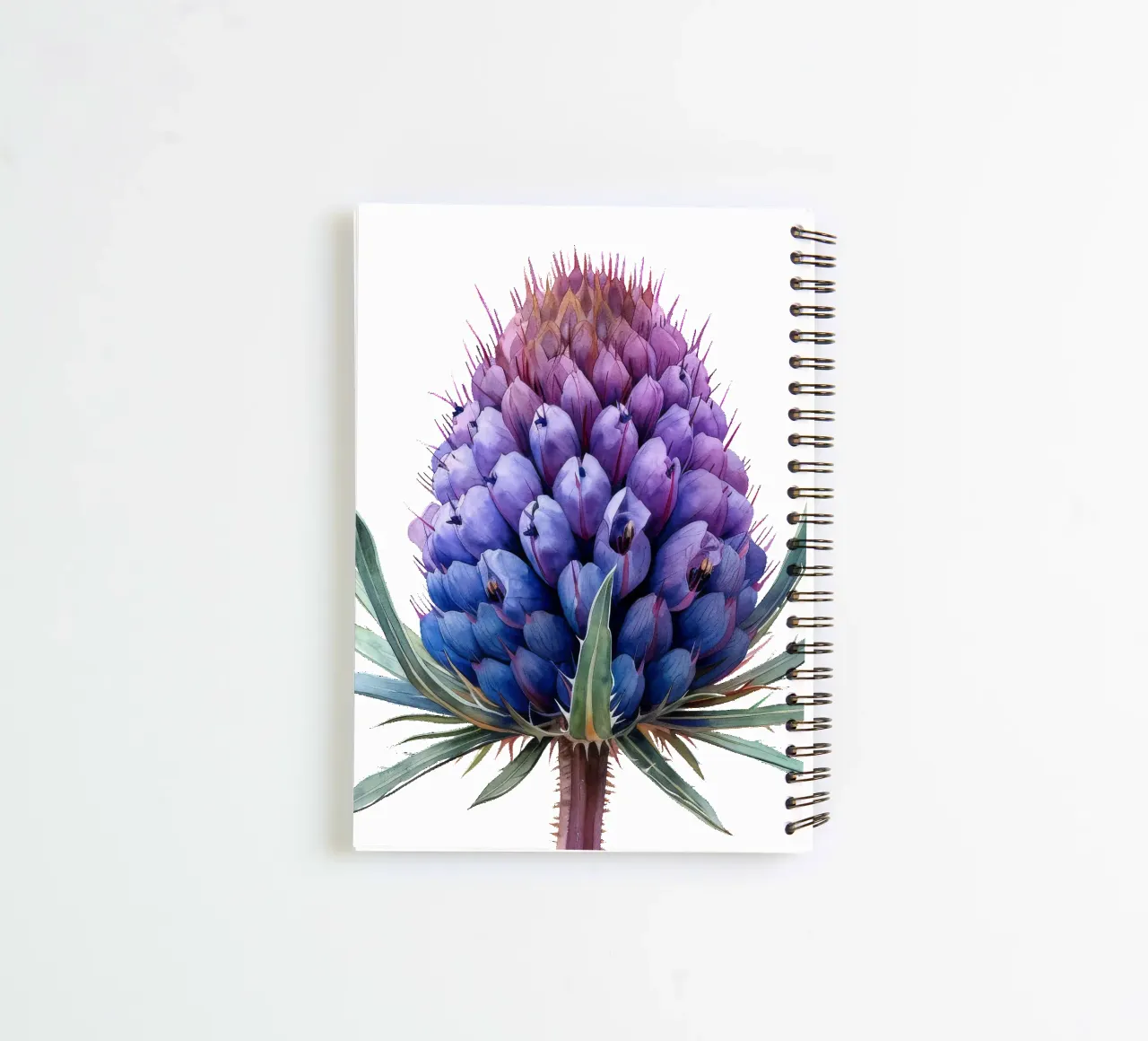 Fleur de sarcelle carnet à spirale de Bold Blooms