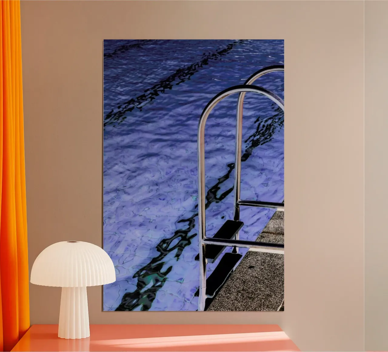 Aqua poster con telaio in plastica da Shot By Clint