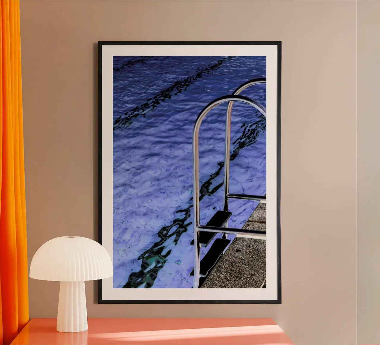 Aqua poster con telaio in plastica da Shot By Clint