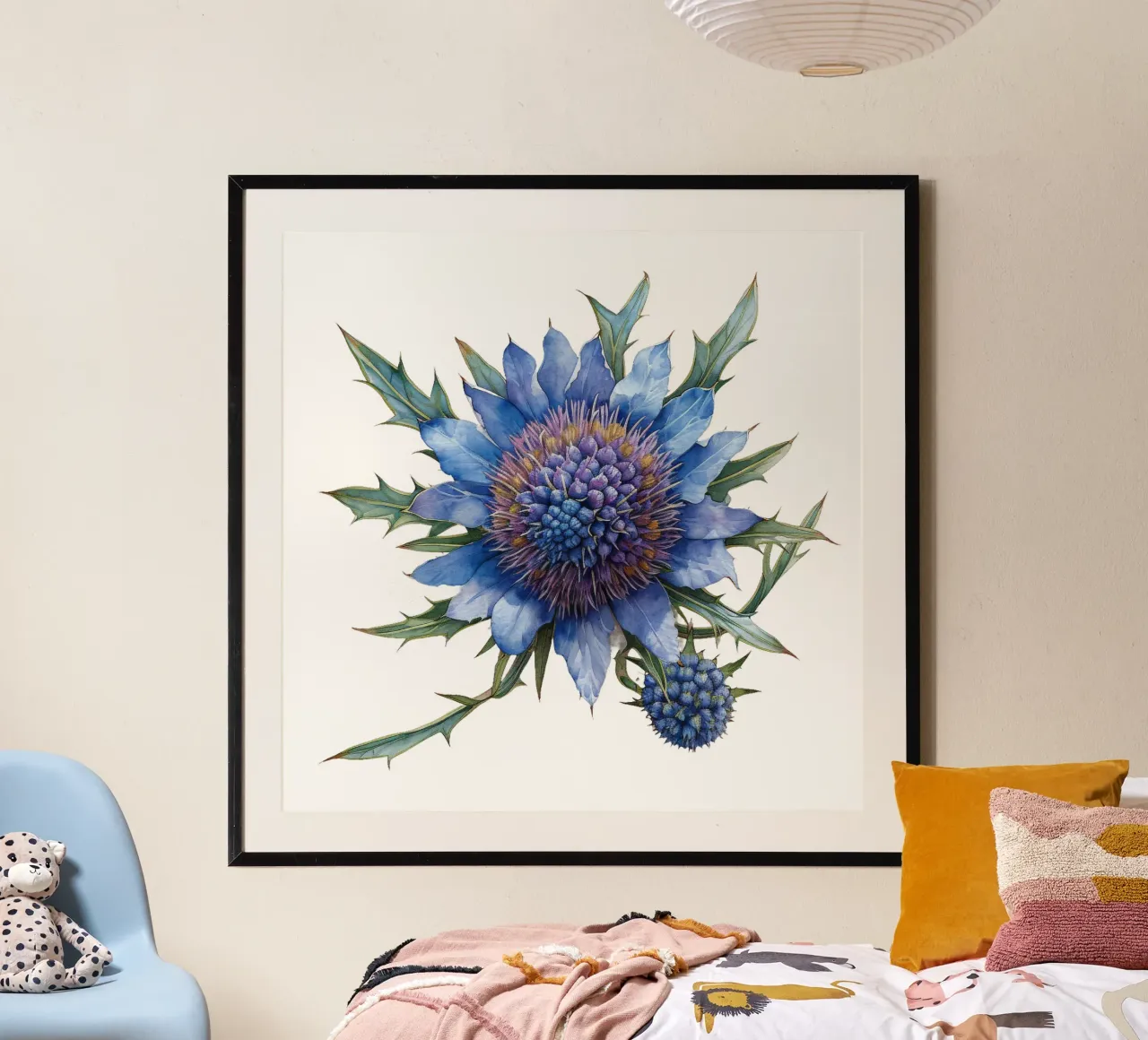 Fiore di cardo carta hahnemühle da Bold Blooms