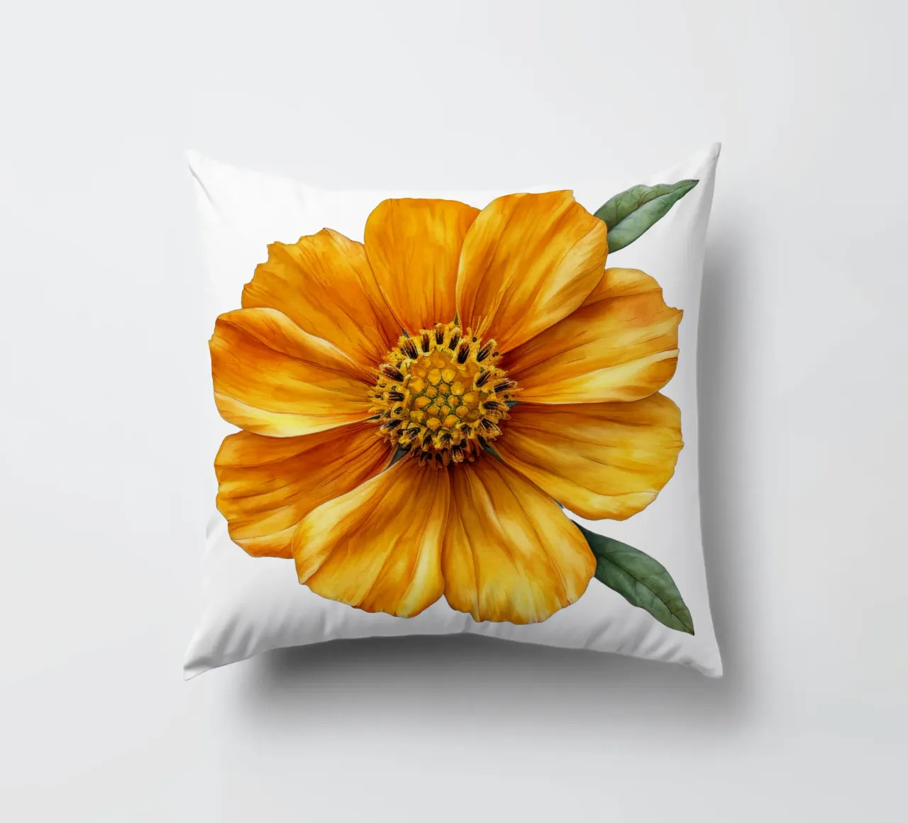 Fiore di zecca cuscino da Bold Blooms