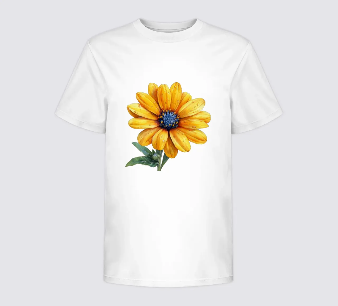Tickseed Flower kids t-shirt by Bold Blooms