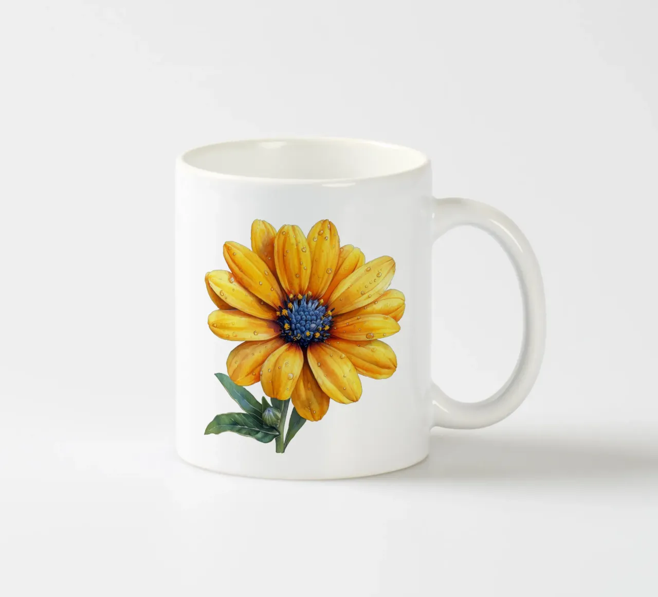 Fiore di zecca tazza in ceramica da Bold Blooms