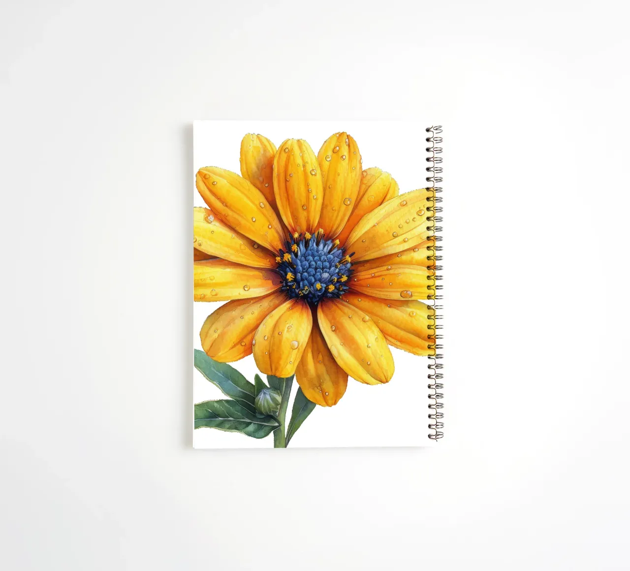 Tickseed Flower spiral notebook by Bold Blooms