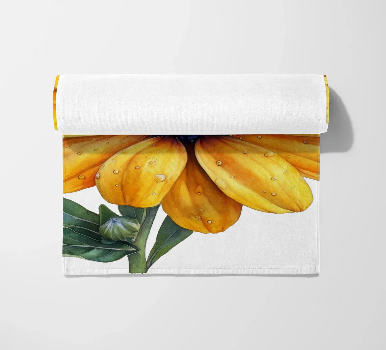 Tickseed Flower beach towel by Bold Blooms