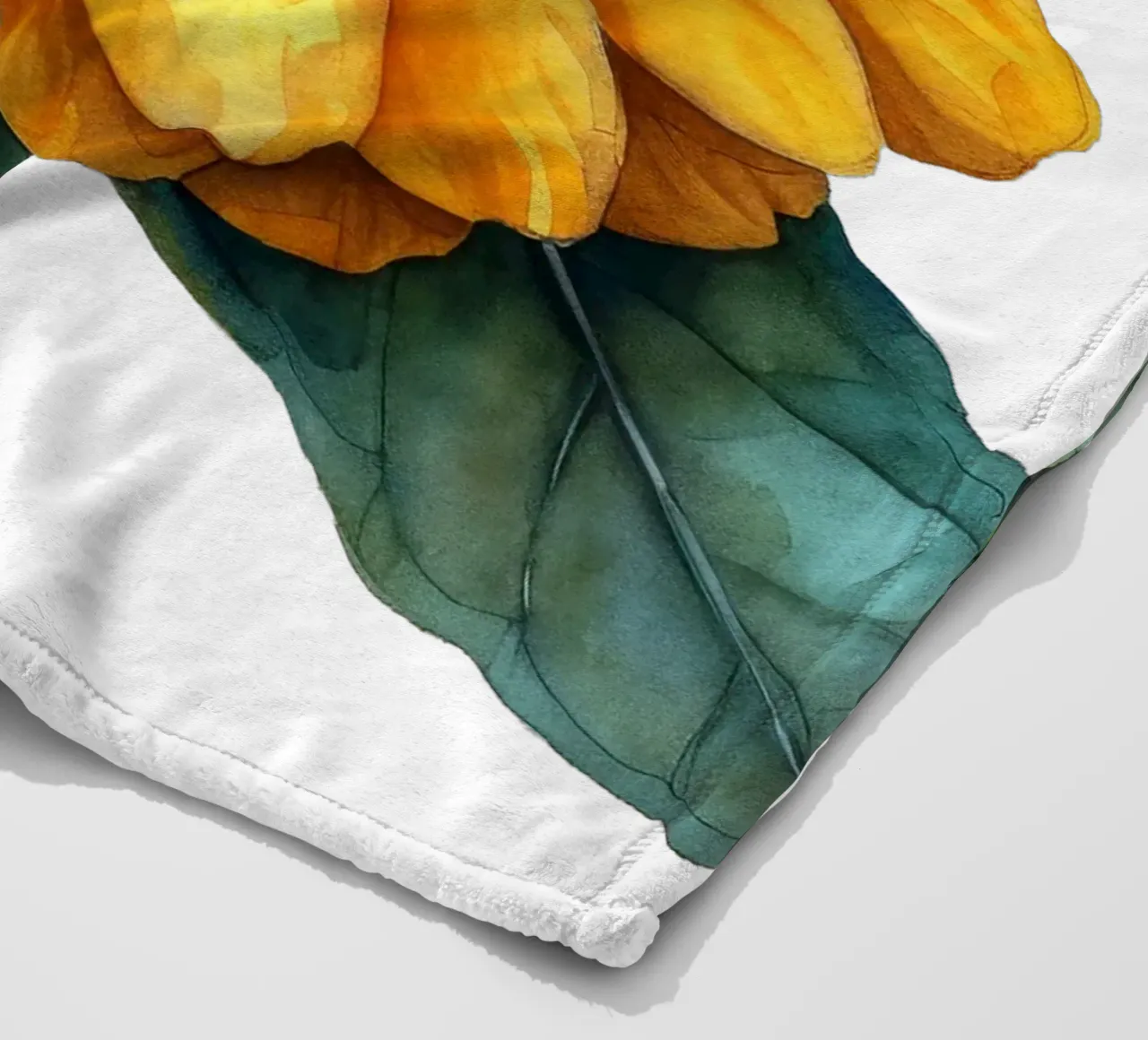 Fiore di zecca coperta in pile da Bold Blooms
