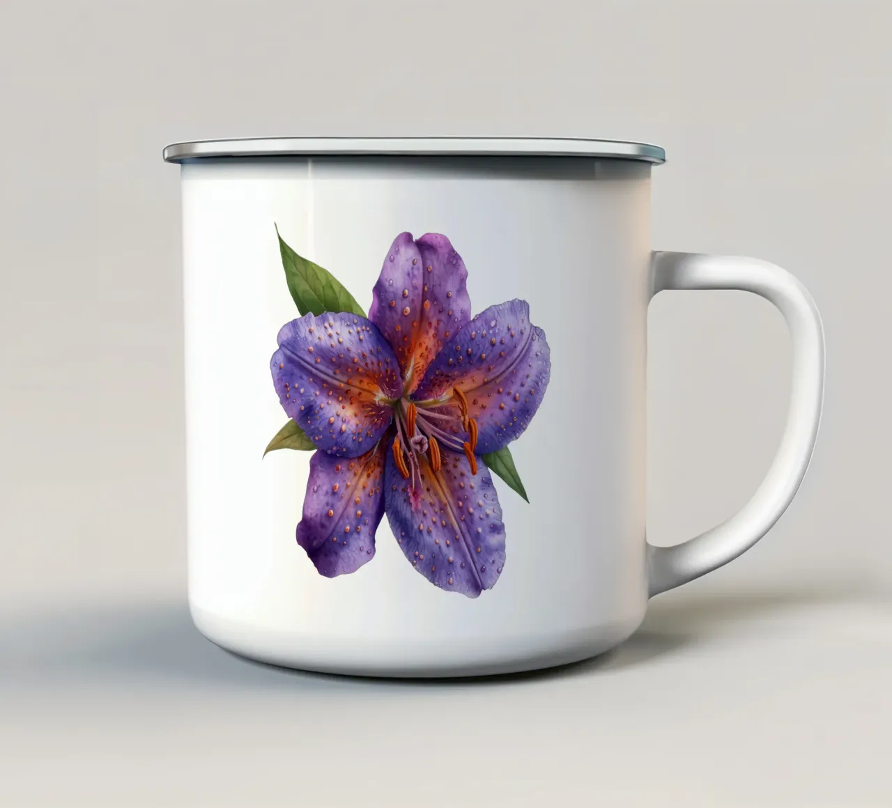 Fiore di rospo tazza in smalto da Bold Blooms