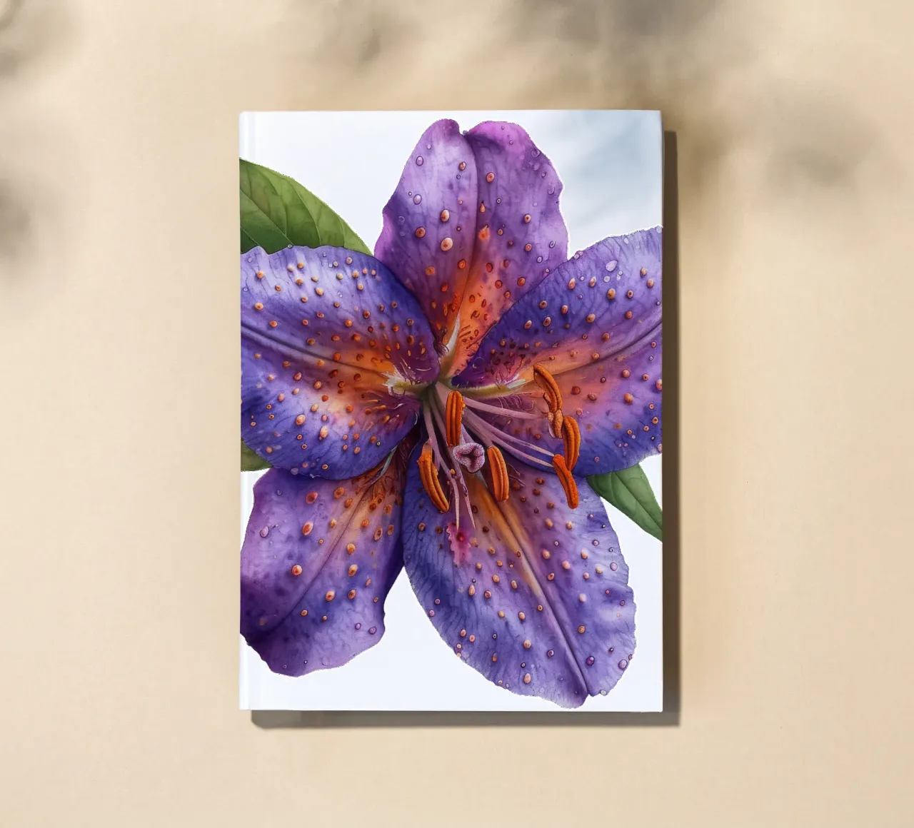 Toad Lily Flower notebook by Bold Blooms