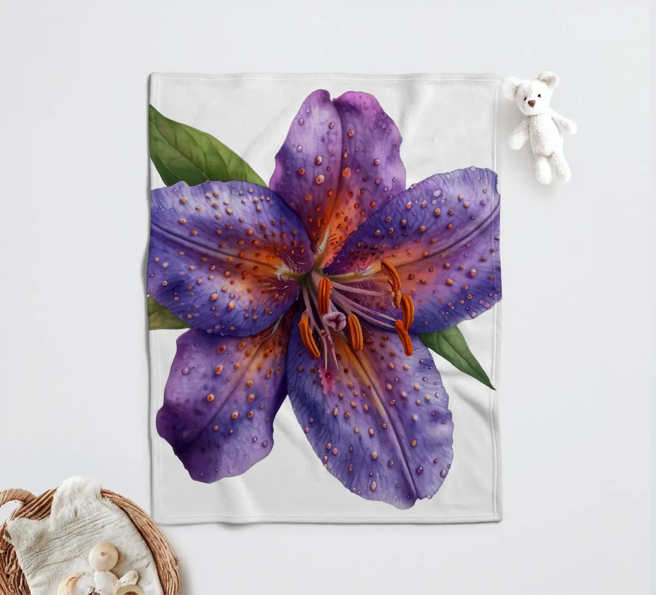 Fiore di rospo coperta in pile da Bold Blooms