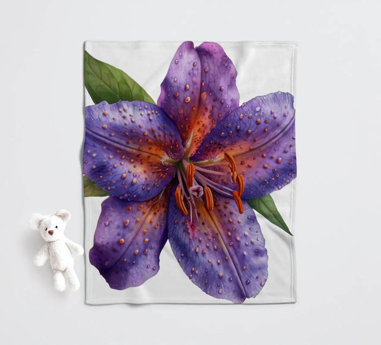 Fiore di rospo coperta in pile da Bold Blooms