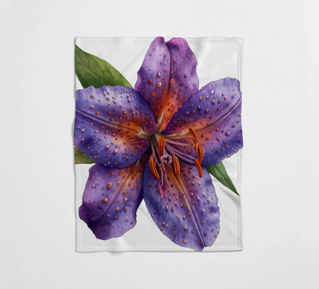 Fiore di rospo coperta in pile da Bold Blooms
