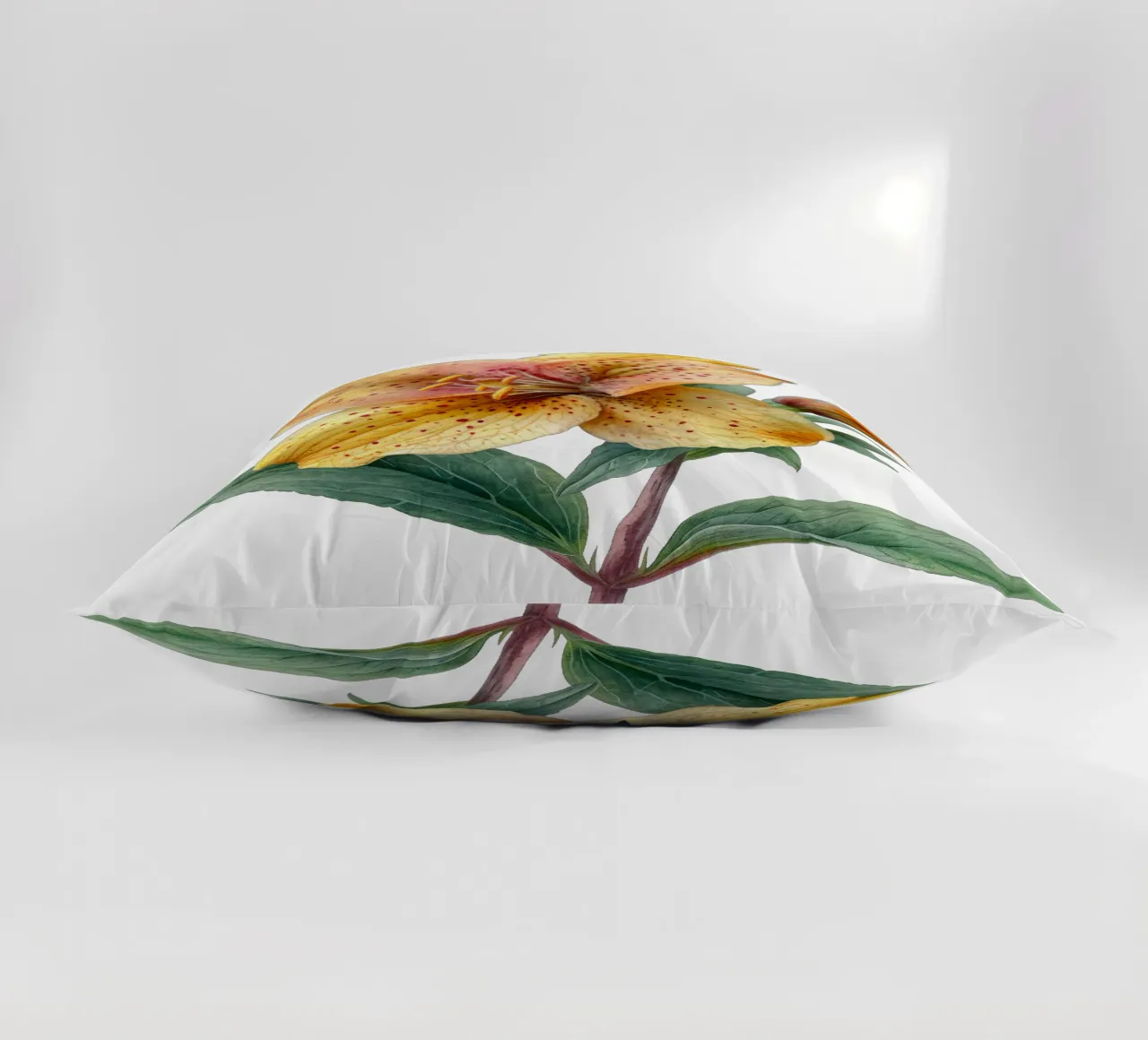 Toad Lily Flower decorative cushion by Bold Blooms