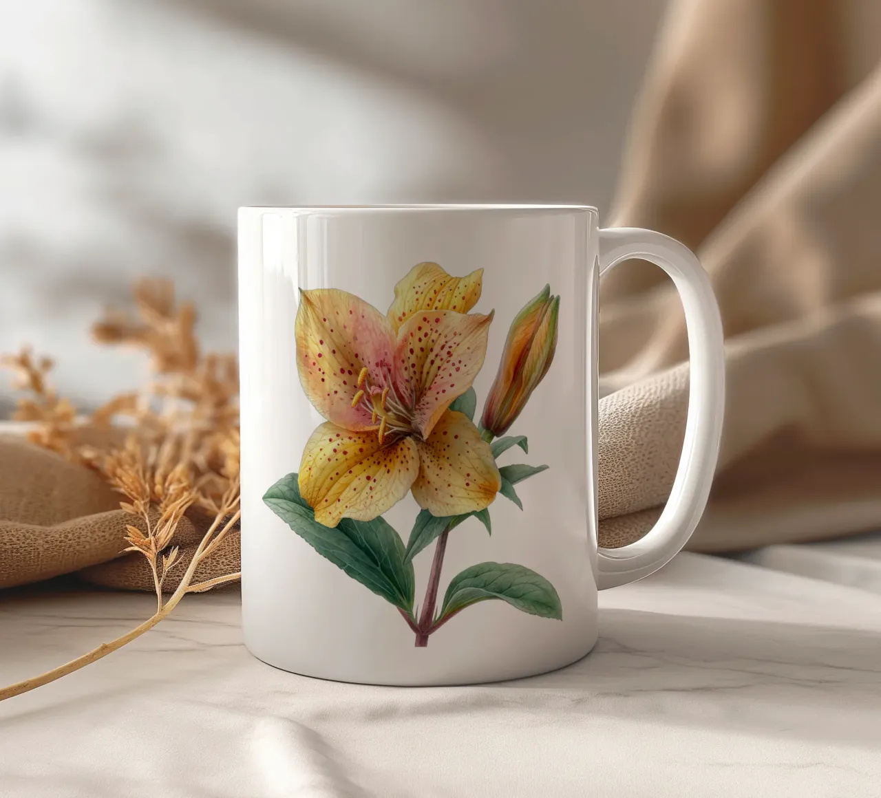 Fiore di rospo tazza in ceramica da Bold Blooms
