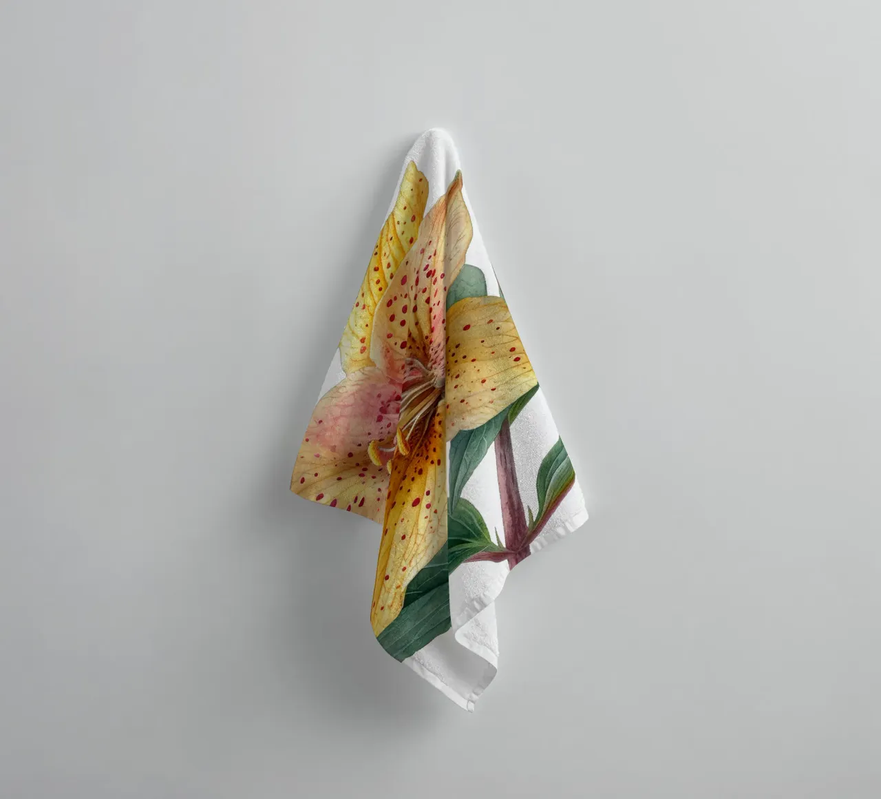 Toad Lily Flower towel by Bold Blooms