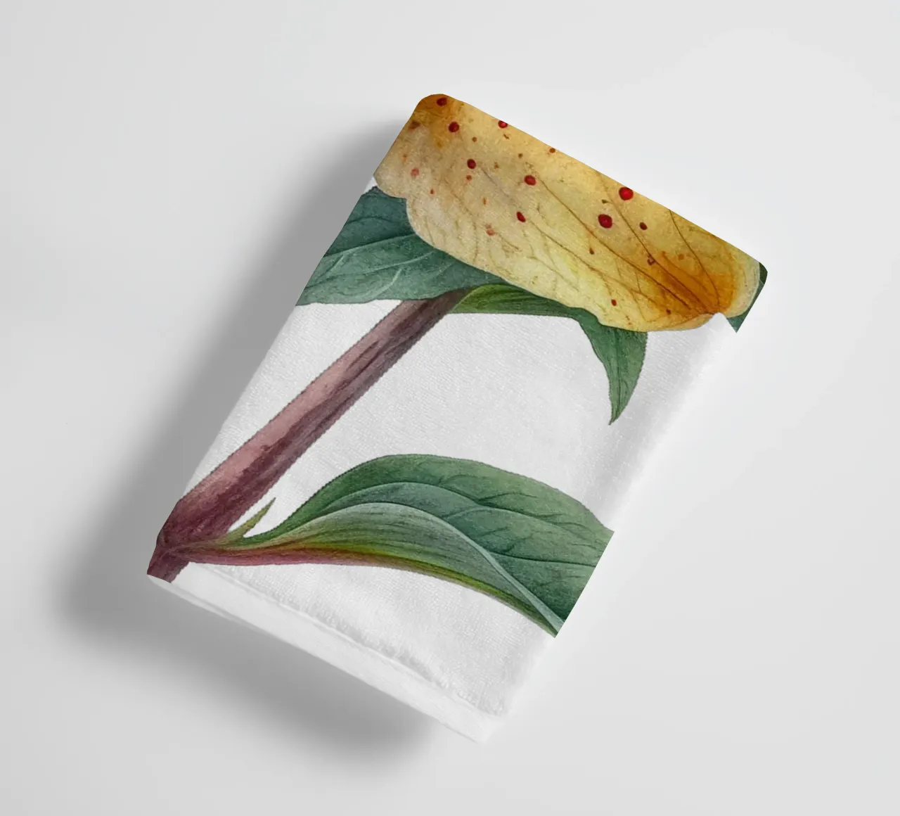 Toad Lily Flower towel by Bold Blooms