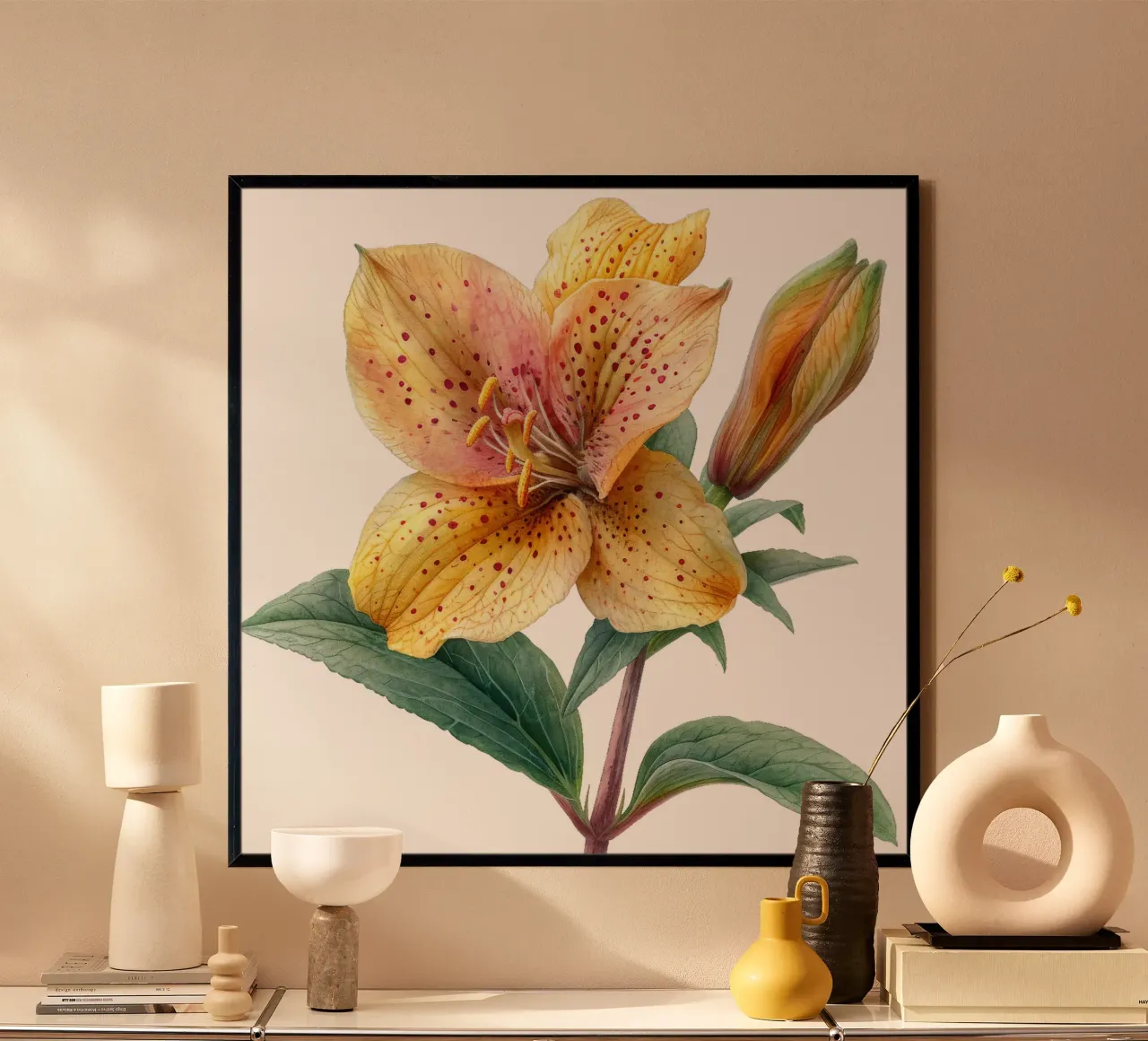 Toad Lily Flower hahnemühle by Bold Blooms