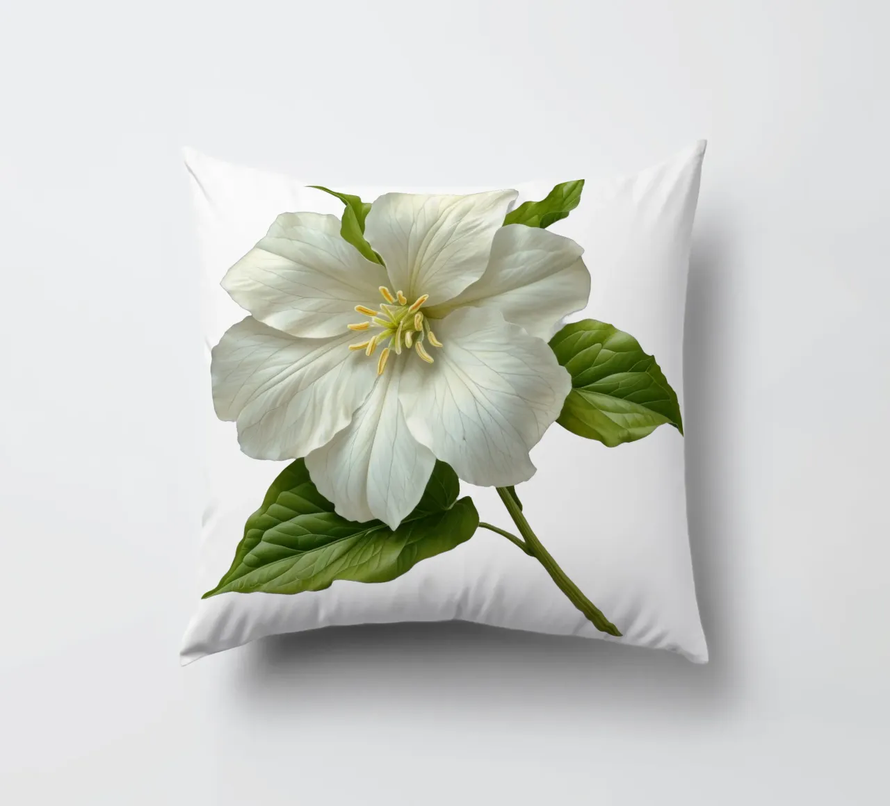 Fiore di trillium cuscino da Bold Blooms
