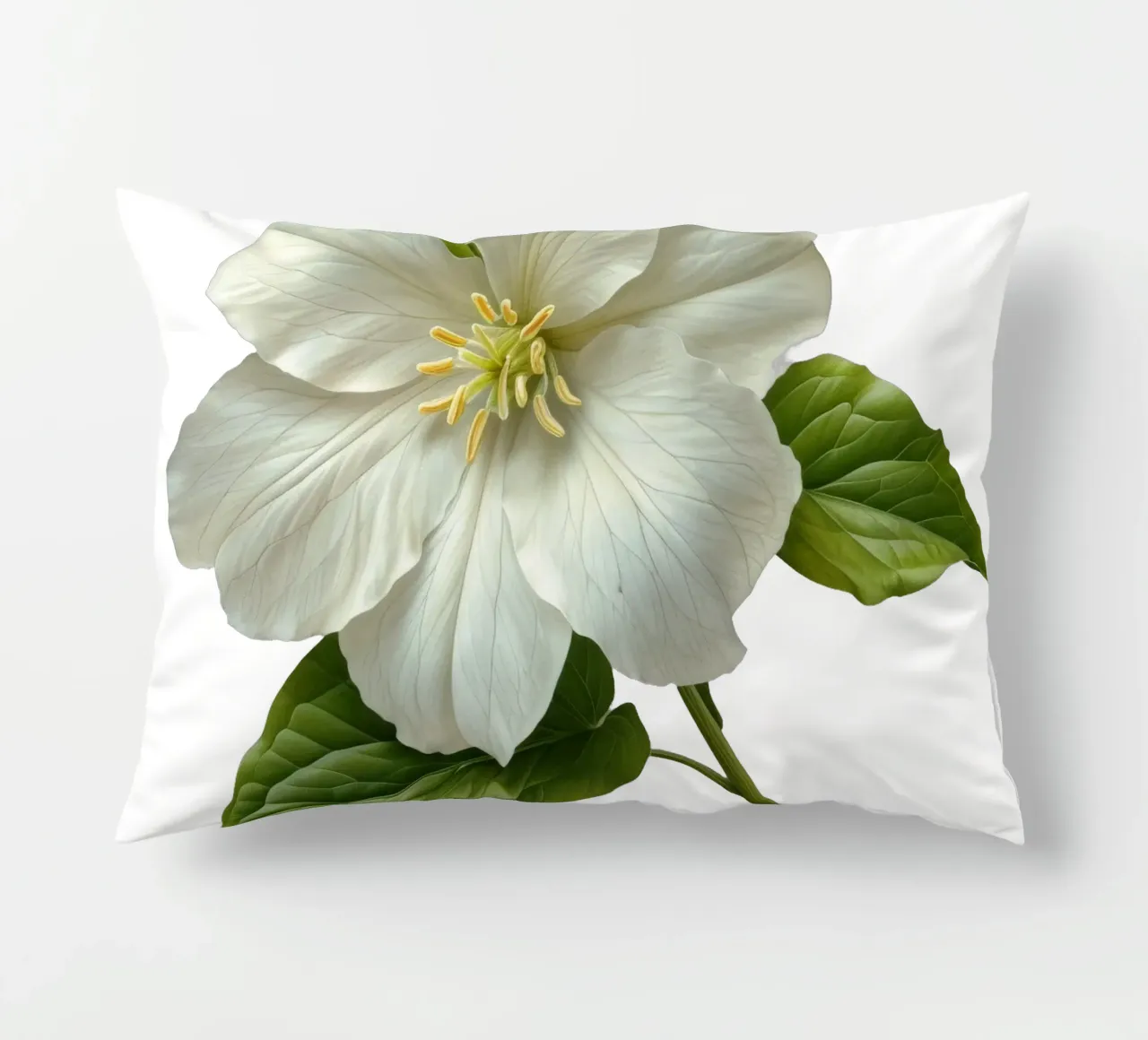Fiore di trillium cuscino da Bold Blooms
