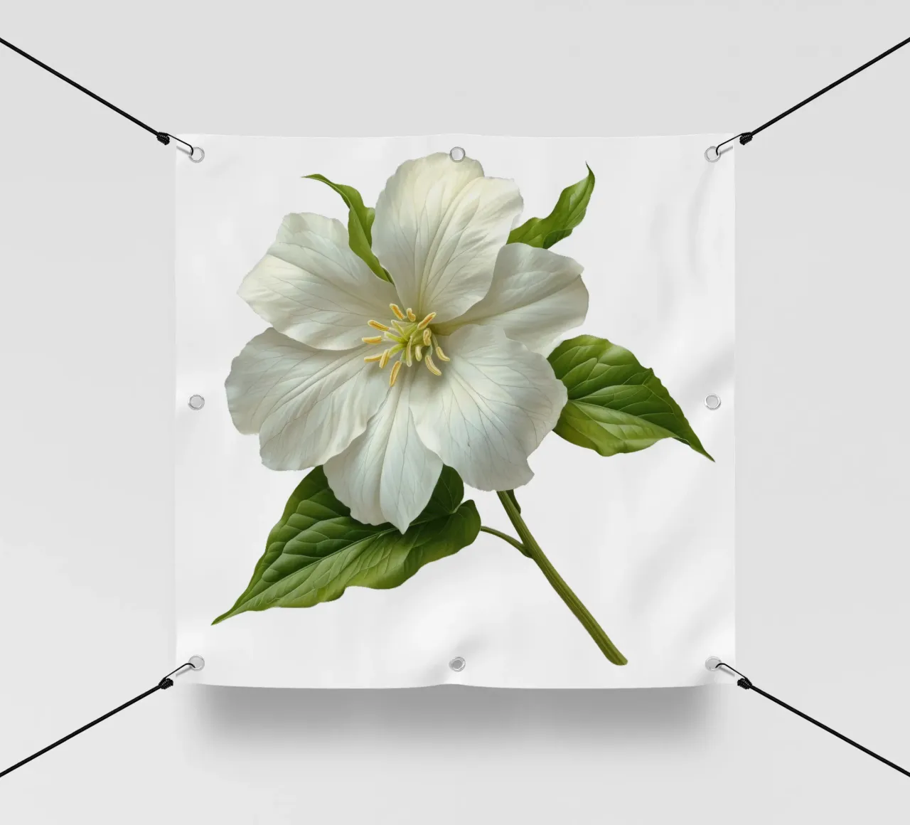 Fiore di trillium telo in pvc da Bold Blooms