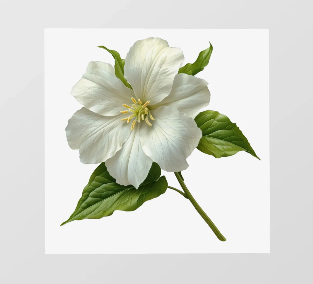Fiore di trillium telo in pvc da Bold Blooms