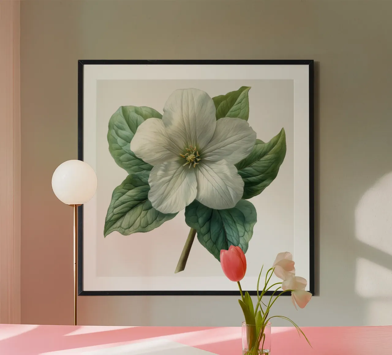 Fiore di trillium carta hahnemühle da Bold Blooms