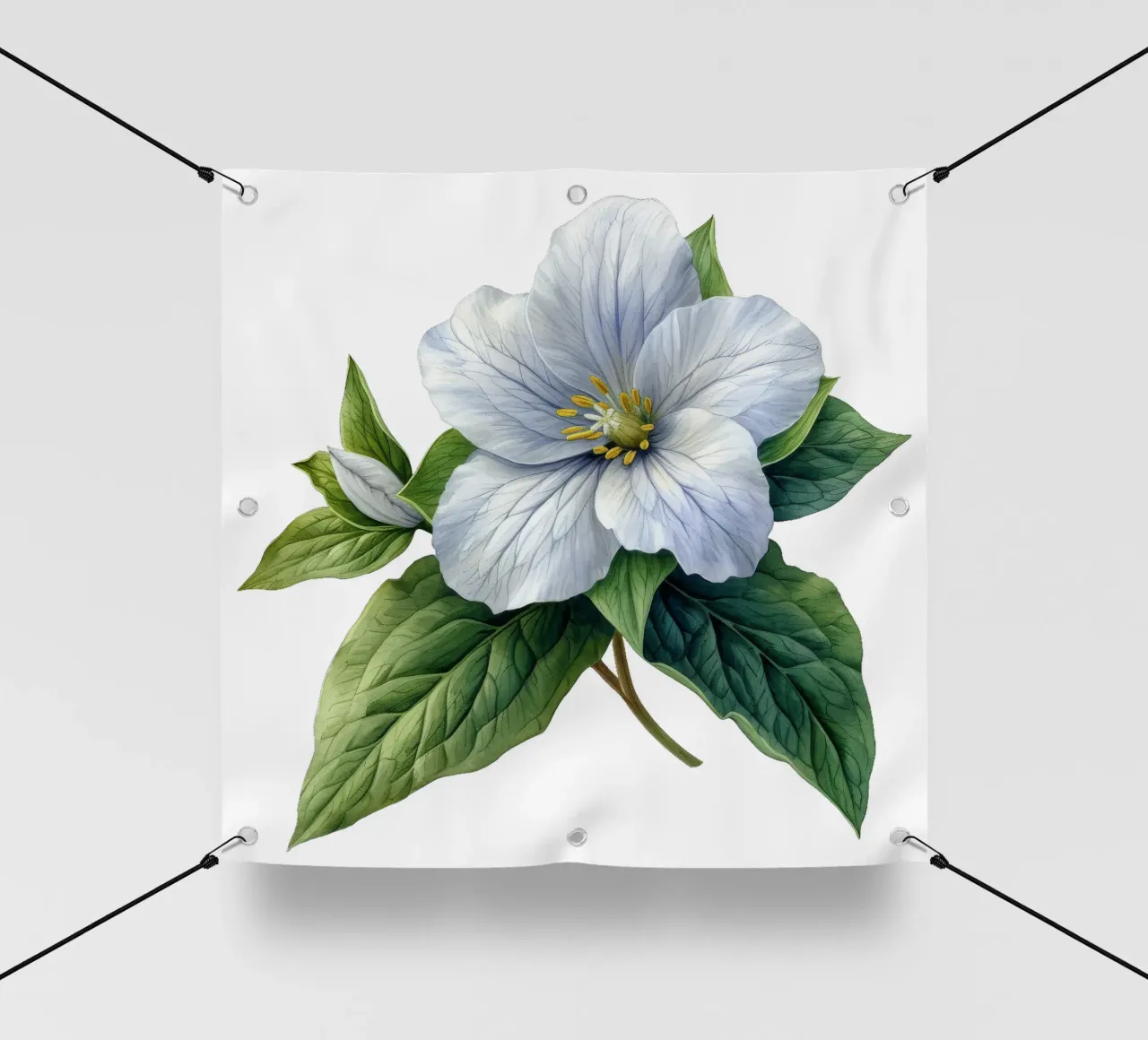 Fiore di trillium telo in pvc da Bold Blooms