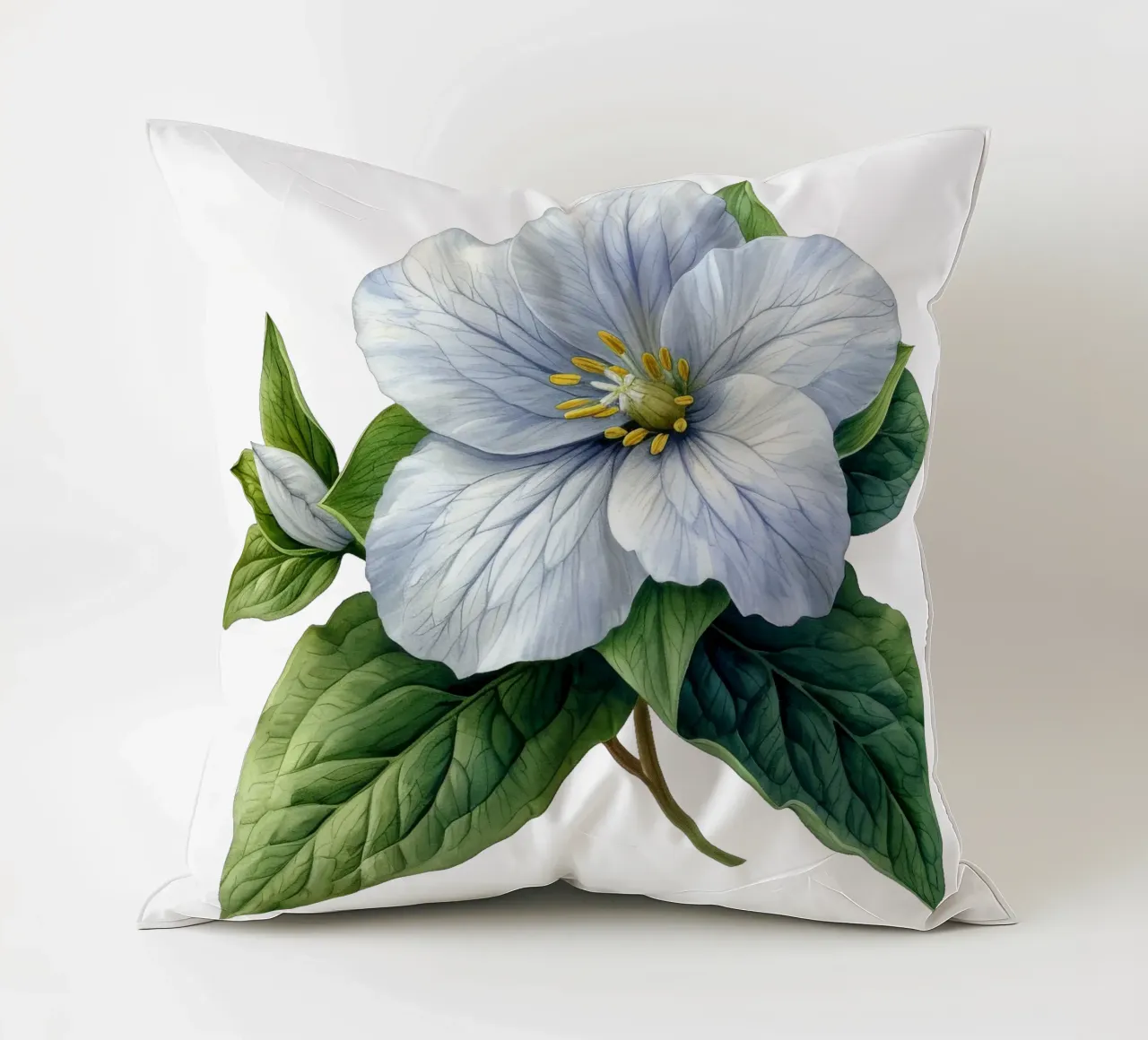 Fiore di trillium cuscino da Bold Blooms