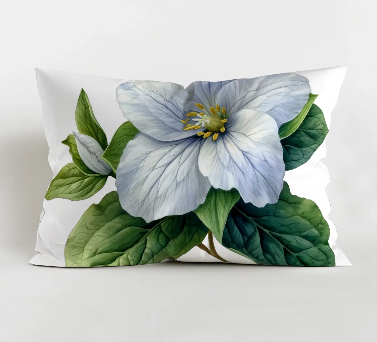 Fiore di trillium cuscino da Bold Blooms