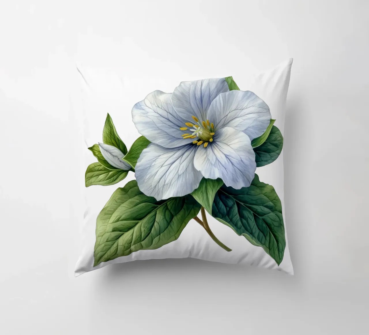 Fiore di trillium cuscino da Bold Blooms