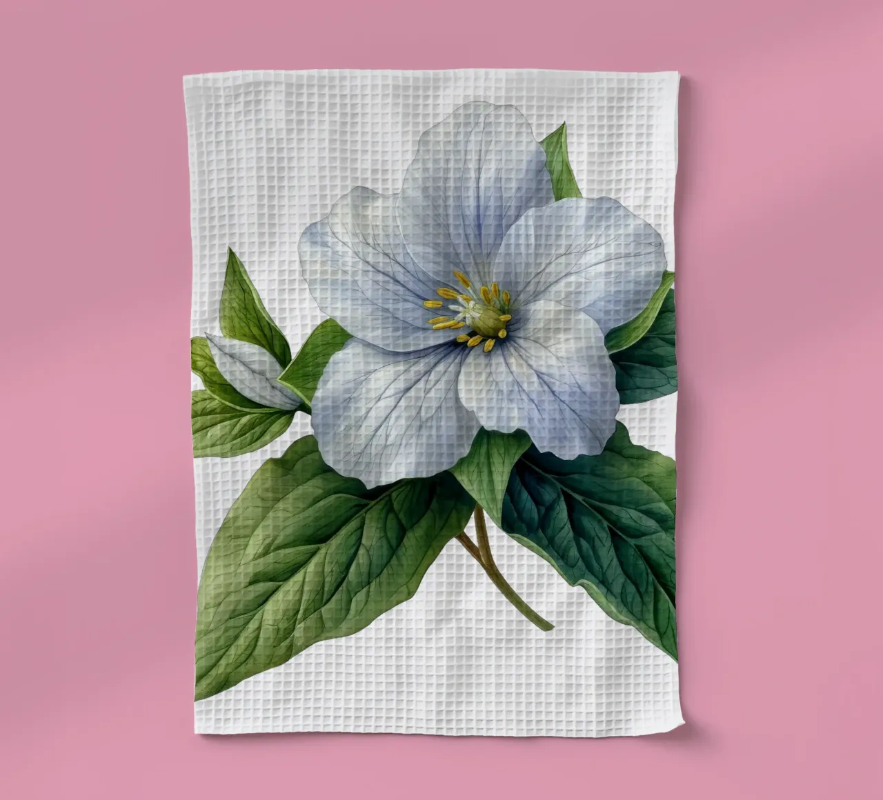 Fiore di trillium canovaccio da cucina da Bold Blooms