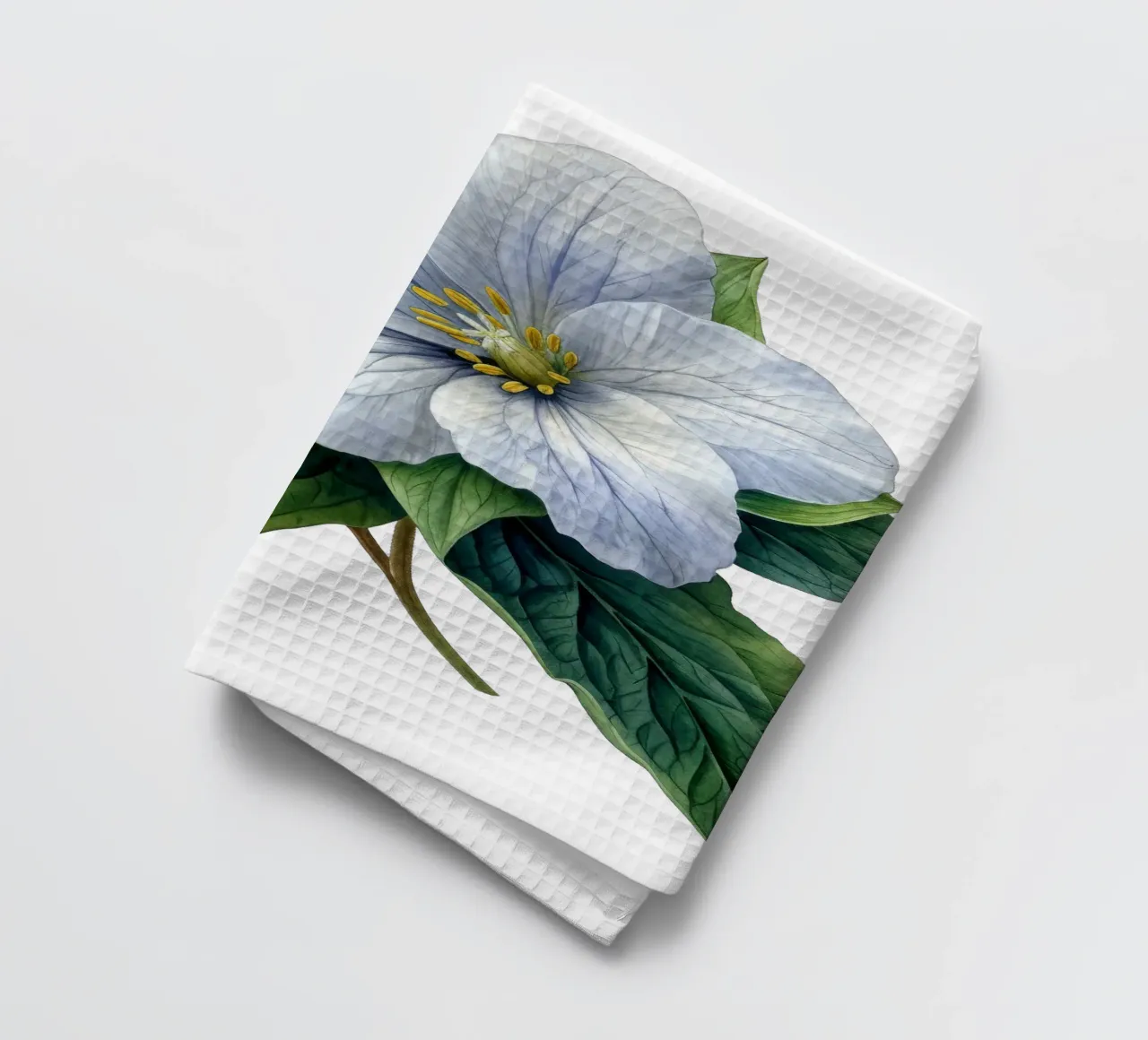 Fiore di trillium canovaccio da cucina da Bold Blooms