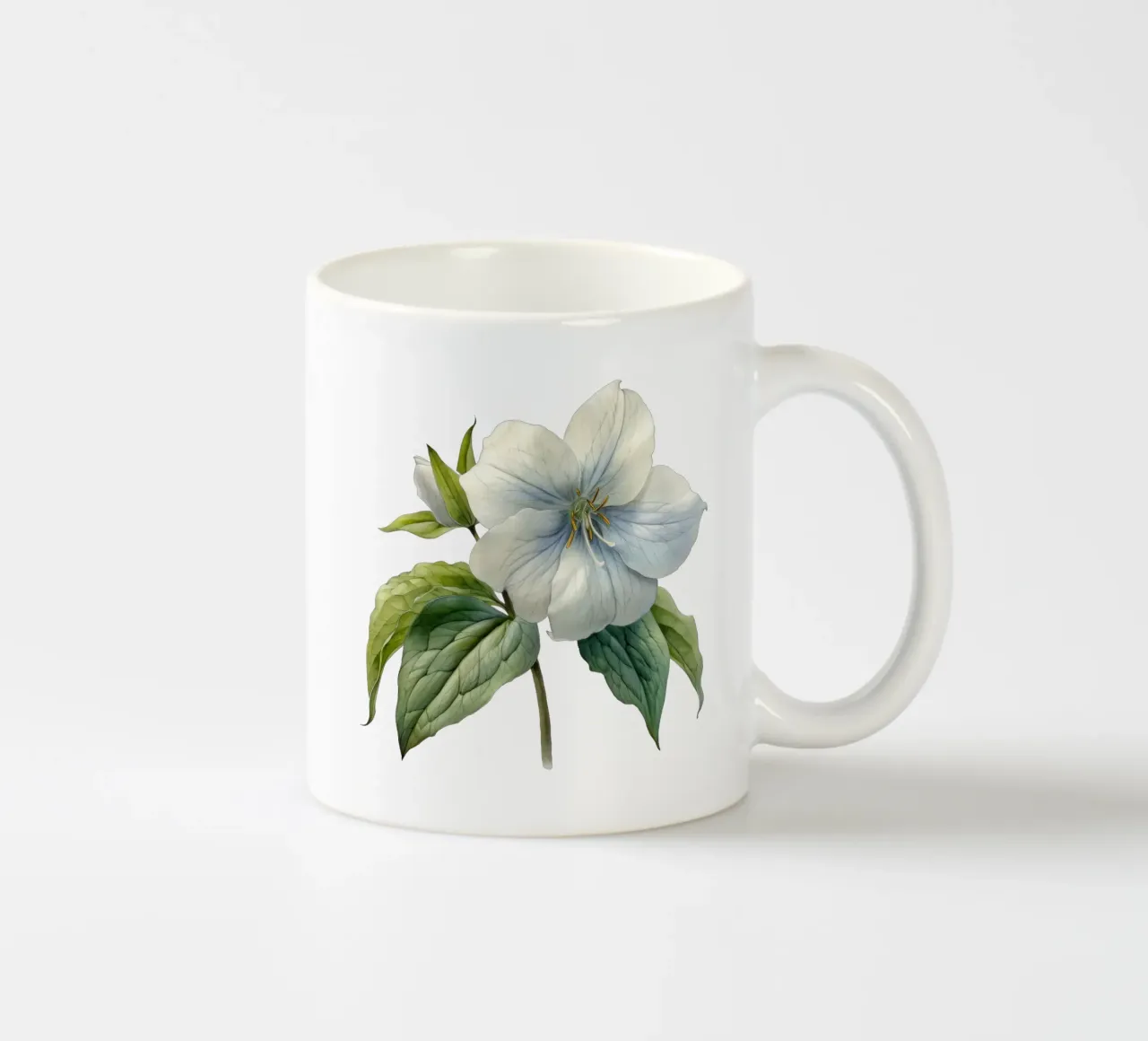 Fiore di trillium tazza in ceramica da Bold Blooms