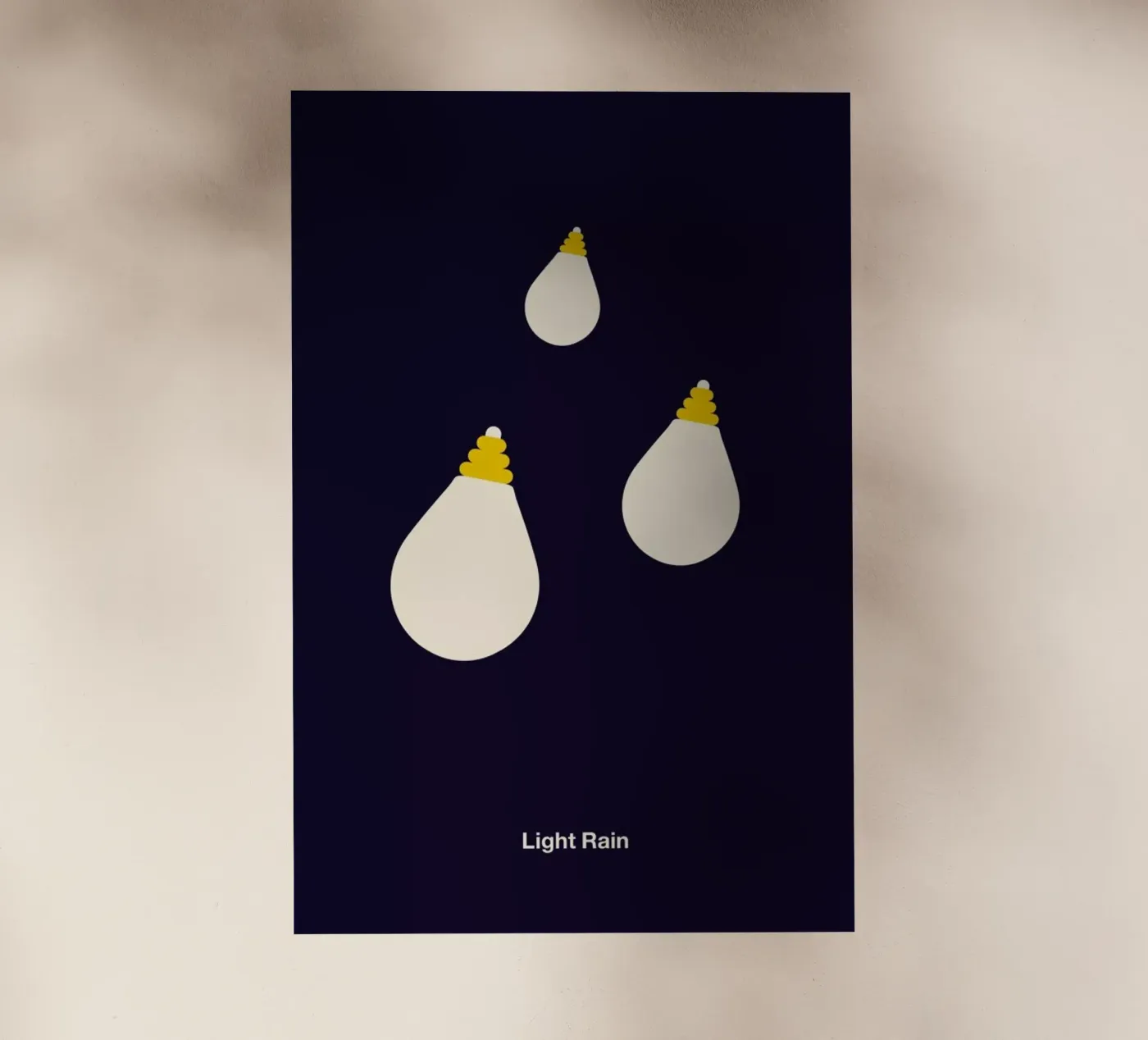 Light Rain pellicola backlit da Viktor Hertz