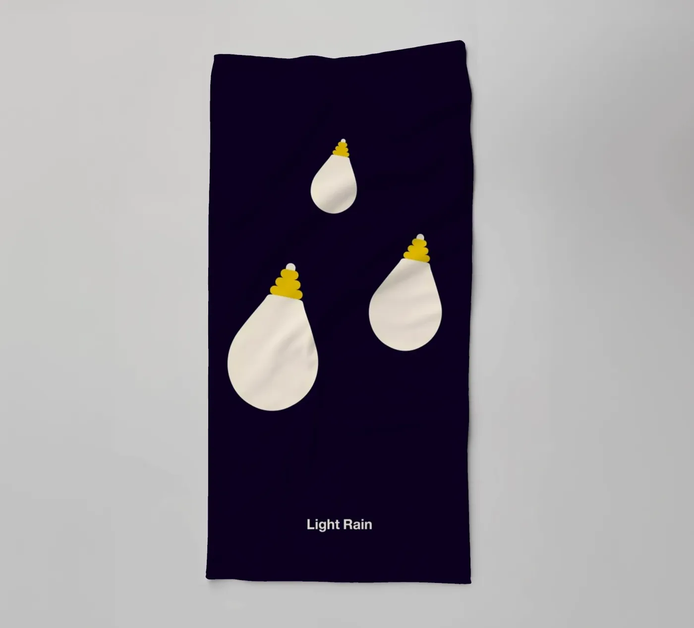 Light Rain badhanddoek van Viktor Hertz
