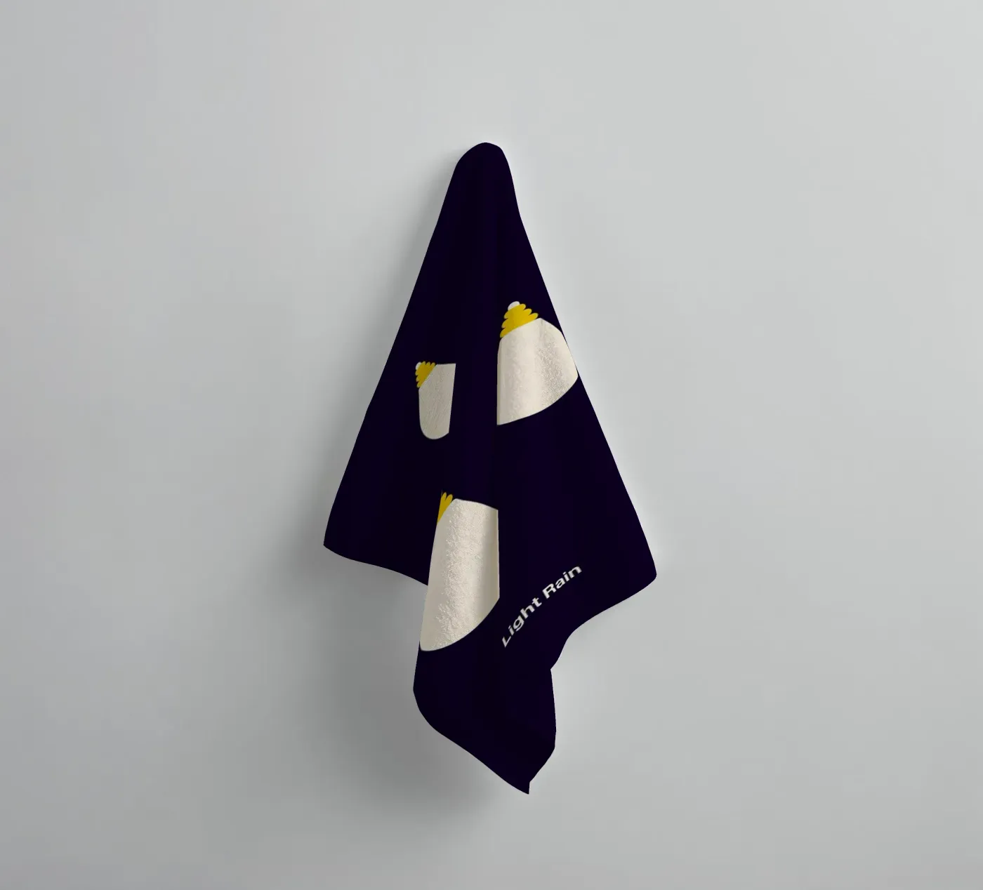 Light Rain badhanddoek van Viktor Hertz