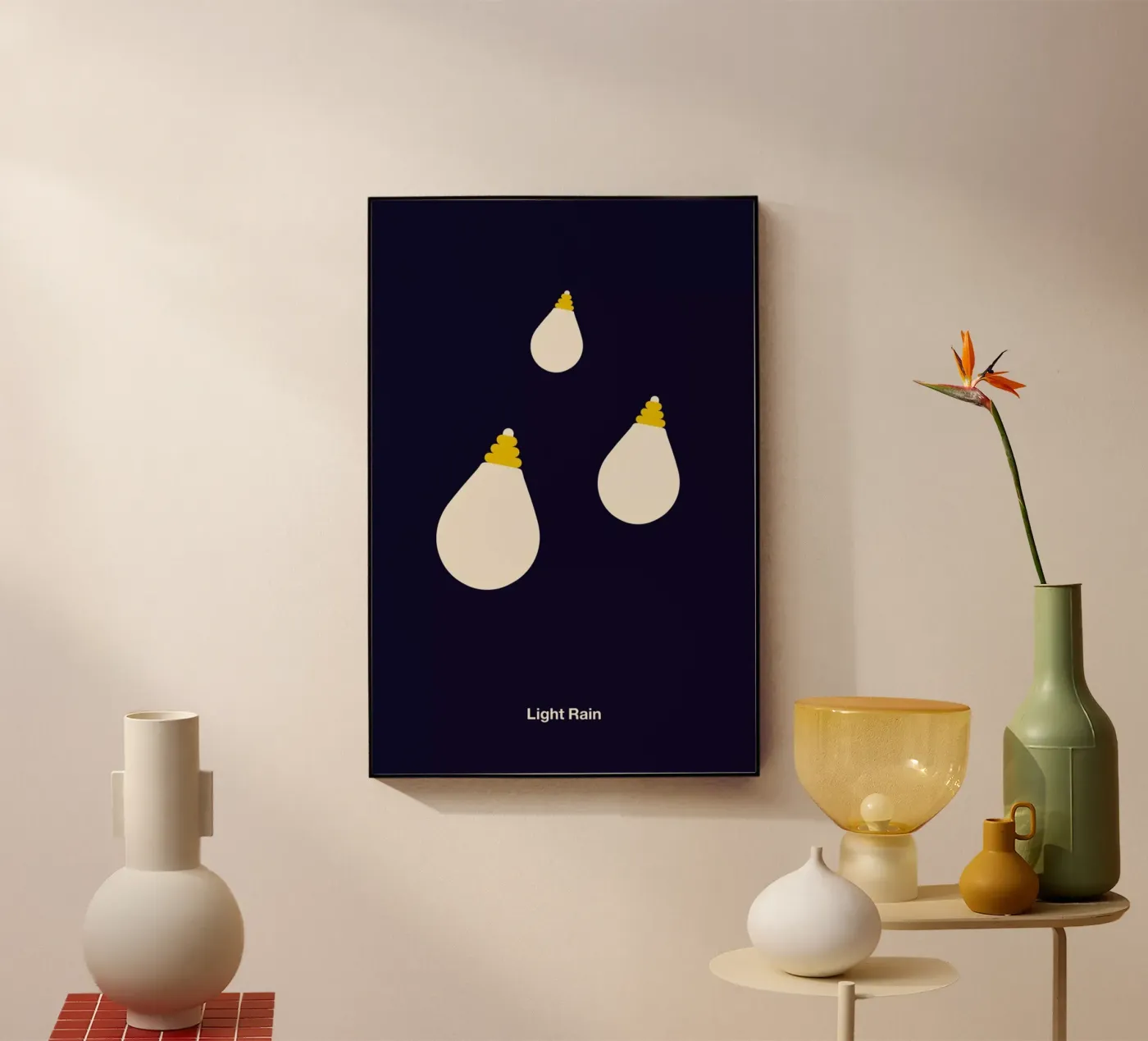 Light Rain plexiglas de Viktor Hertz