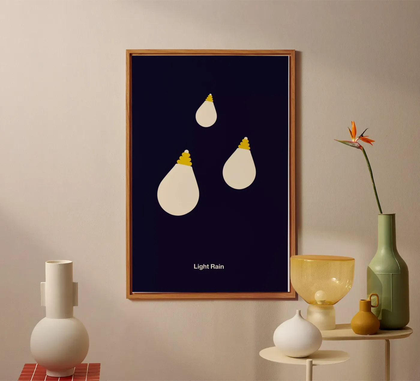 Light Rain pannello forex da Viktor Hertz
