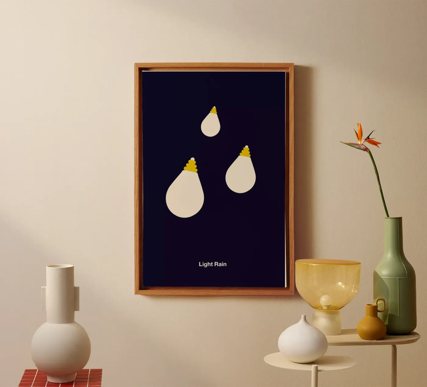 Light Rain tela da Viktor Hertz